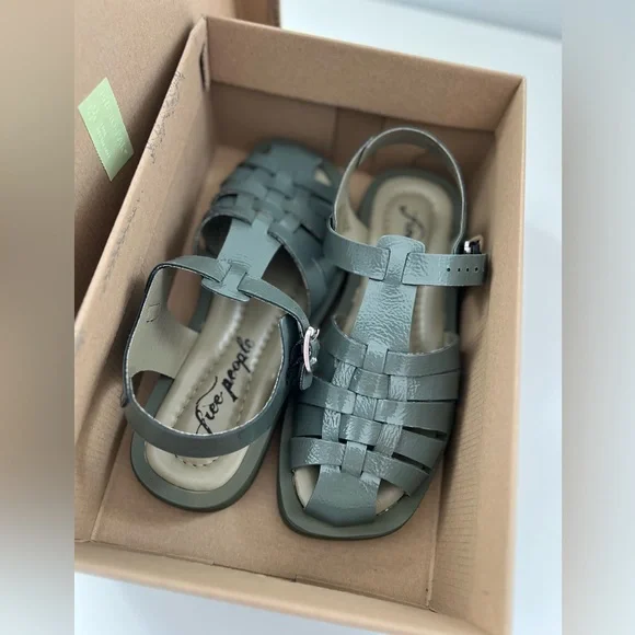 🌟FREE PEOPLE Finn Fisherman Platform Sandals-Sea Serpent color-Size 8 & 9 - Picture 9 of 15